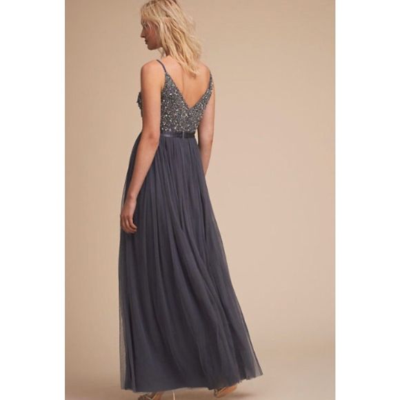 New BHLDN Avery Dress US sz 4- Hydrangea - Picture 2 of 6